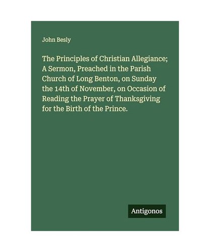 The principles christian - principles, of
