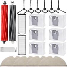 21er Roborock Q5 Pro+ Q8 Max Ersatz Teile Beutel Seiten Bürste Filter Wisch Mopp