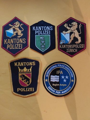 Polizei schweiz konvolut mit - polizei, schweiz,