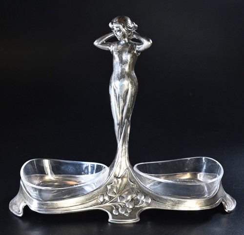 Jugendstil wmf salzbehälter - jugendstil,