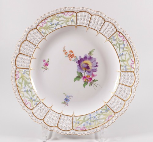 Meissen prunkteller teller - meissen,