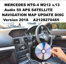 Kartenupdate für Mercedes Benz NTG4 212 v13 Audio 50 APS Satellitennavigation DVD
