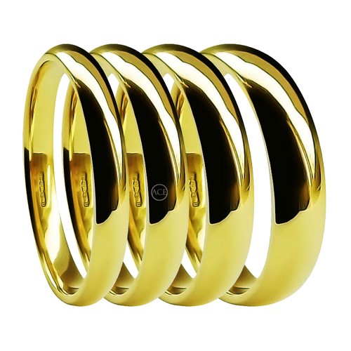 18ct gelbgold hochzeit - 18ct, ringe