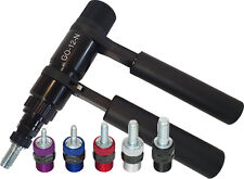 Getriebe Nietmutternzange mit Ratsche Black-Edition GO12-N M3-M12 + Ersatzteile