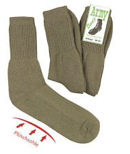 Army-Socken, mit Wolle, im 3er