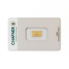 1 g Goldbarren Feingold 999,9
