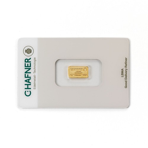 Goldbarren feingold 999 9 - 1,