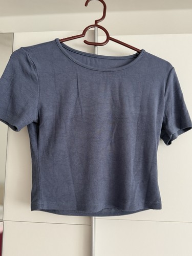 Kurzes blaues damen - damen, crop