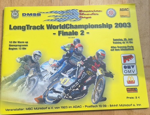 Speedway programm sandbahn - programm,