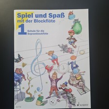 Schule für die Sopran Blockflöte - 80 Seiten - wie neu!