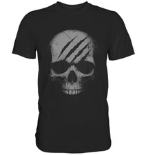 Totenkopf T-Shirt Skull Gothic Heavy Death Metal Rock Biker Grunge Konzert