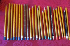 24 Buntstifte Bohemia Works, Koh-i-noor Made in Czechoslovakia 14,9 - 17,8 cm