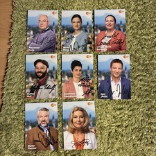 8 Autogrammkarten ZDF Die Rosenheim Cops 2025 handsigniert Neue Staffel
