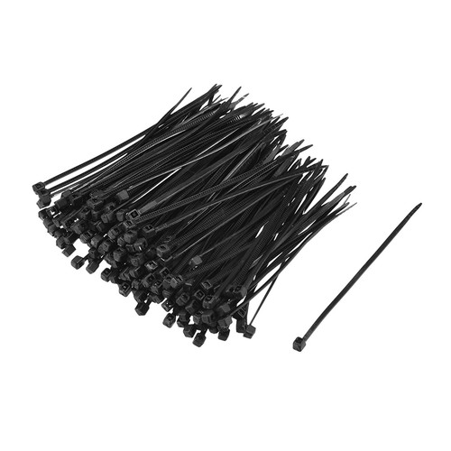 Kabelbinder schwarz kunststoff - schwarz,
