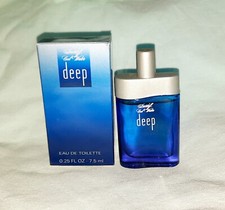Miniatur Davidoff Cool Water Deep mit Box Karton EDT 7,5 ml