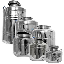 Edelstahlkanne Wasserkanne Transport Schnapskanne lagern Ölfass Trinkwasser