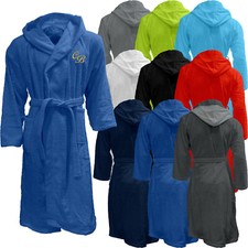Bademantel mit Kapuze bestickt