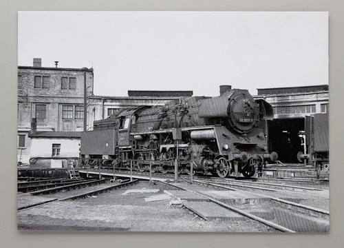 Postkarte dampflok 58 3017 - -,