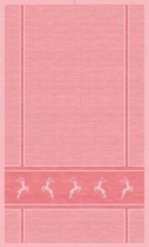 Waffeltuch "Hirsch" rot