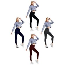 1-4er Pack Damen Thermo Leggings Hose Winter Warm Leggins Innenfleece Blickdicht