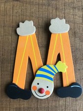 Holzbuchstabe - M - Deko bunt