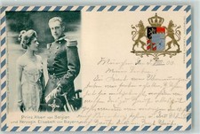 10635876 - Prinz Albert von Belgien Herzogin Elisabeth von Bayern Wappen Adel