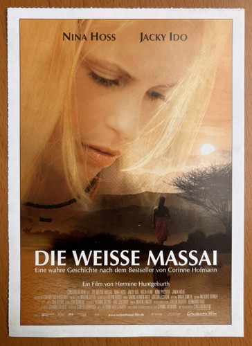 Die weiße massai filmkarte - weiße,