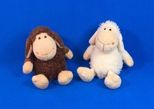 2x NICI Schaf Jolly Mäh braun