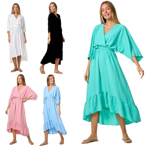 Wickelkleid maxikleid maxi - maxikleid,