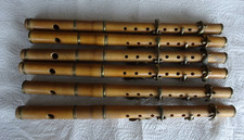 6 x alte Piccolo Flöte ca. 30 cm