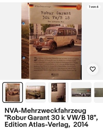 Nva fahrzeug robur garant 30k - "robur,