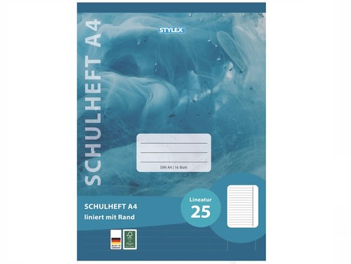 Schulhefte heft din a4 - 5,