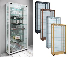 Glas Stand Vitrine