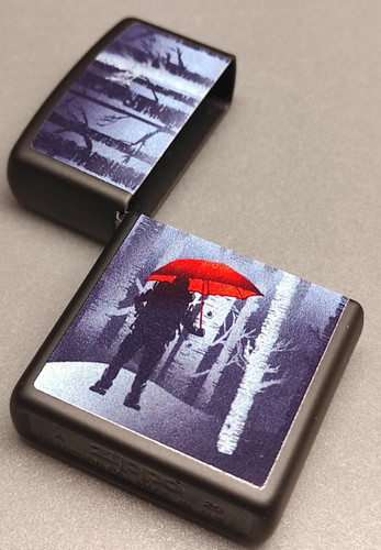 Zippo red umbrella black nur - red, umbrella,