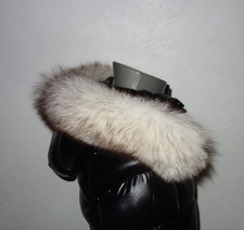 Polarfuchs Pelz Kapuze Kragen