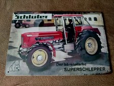 Blechschild Schlüter  Traktor