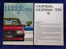 Opel Corsa A Corsa A TR Prospekt 8.1983 + Beilage