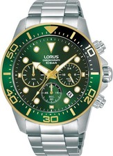 LORUS Chronograph Herren Armbanduhr RT340JX9 Herrenuhr Edelstahl B-WARE