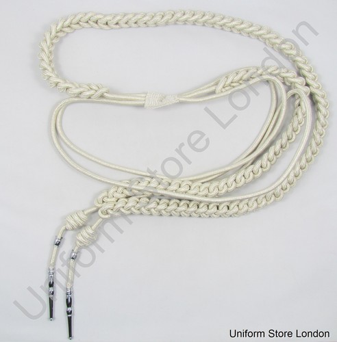 Achselschnur silber mylar - silber,