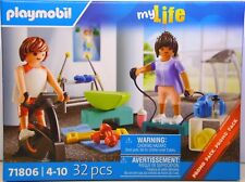 PLAYMOBIL 71806 Fitnesstraining 2 Figuren Stepper Fitnessbike Hanteln Wippe  NEU