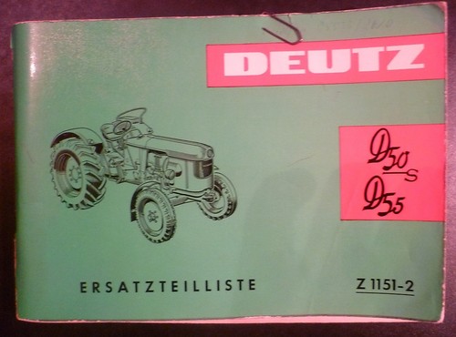 Deutz schlepper d50s d55 - schlepper,