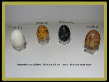 4 Marmor Eier Ostereier