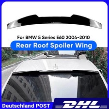 1x Glanz Schwarz Spoiler für BMW 5er E60 04-10 Kofferraum Heckspoiler