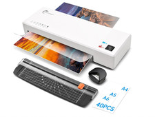 Laminiergerät,Laminiergerät A4 Mit 40Pcs Laminierfolien A4 A5 A6, Buyounger Lami