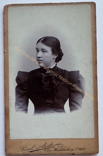 Orig cdv foto - orig., frau