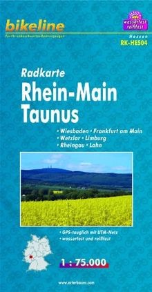 Bikeline radkarte rhein main - bikeline,