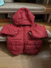 Steiff Anorak Rot Gepunktet 