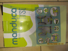 Manduka first Babytrage Blackline inkl Verkleinerungsgurt und Originalverpackung