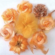 9x HAARBLUME Ansteckblume