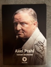Autogrammkarte Axel Prahl Tatort Münster 2025 handsigniert 